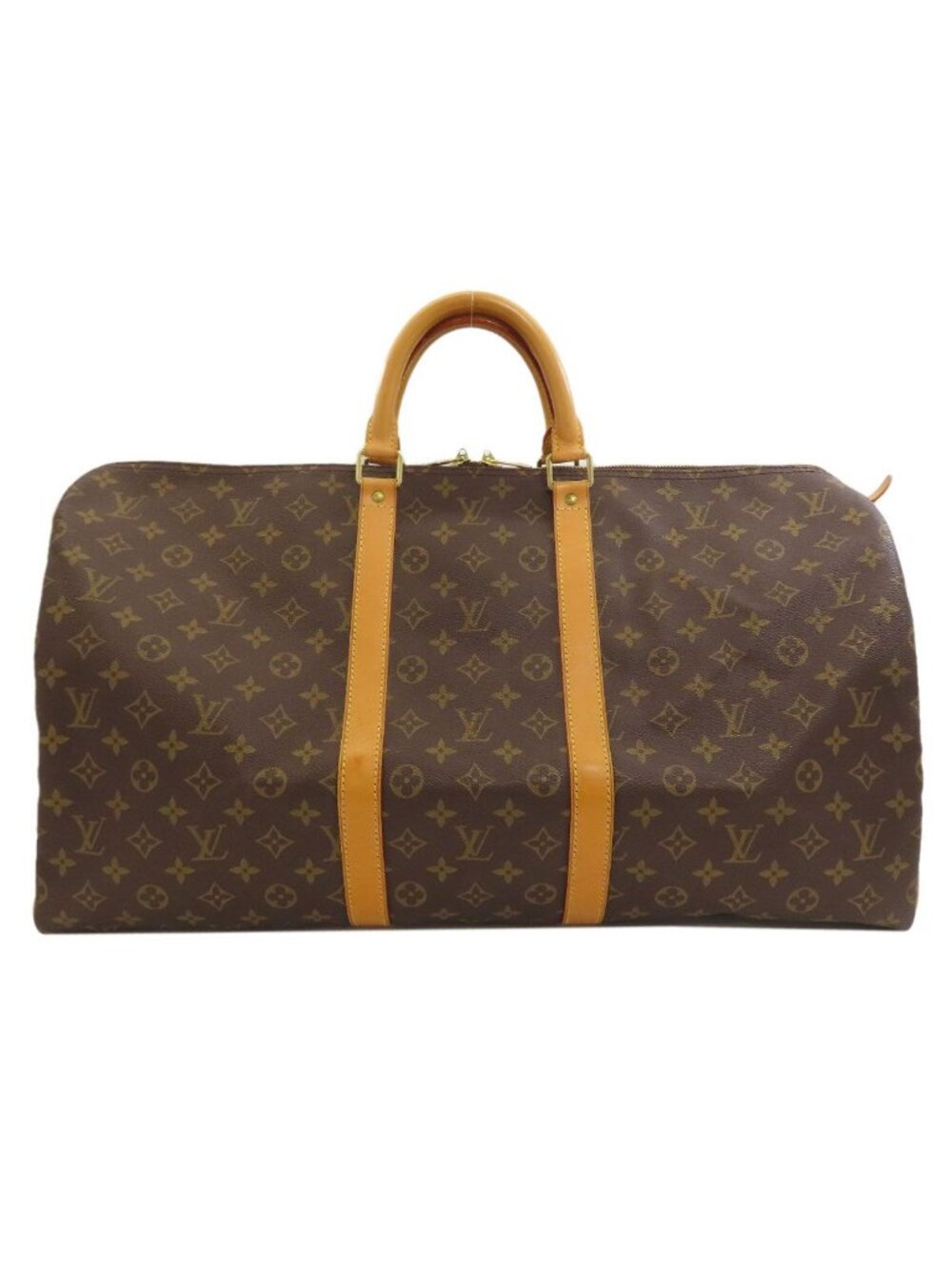Louis Vuitton Keepall 55 Boston Bag Monogram Canvas
